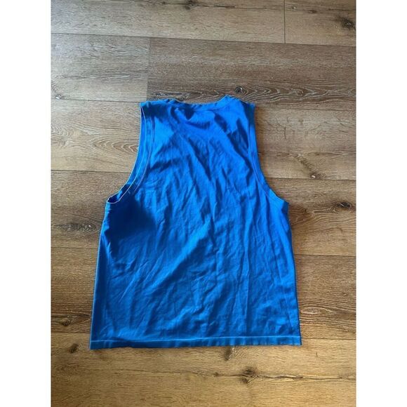 Fabletics Mens Blue Sleeveless Athletic tank Top Size XL - Picture 2 of 3